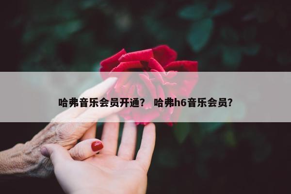 哈弗音乐会员开通？ 哈弗h6音乐会员？