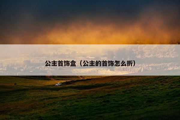 公主首饰盒（公主的首饰怎么折）