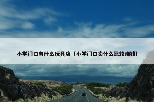 小学门口有什么玩具店（小学门口卖什么比较赚钱）