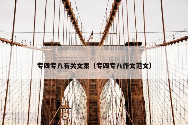 专四专八有关文案（专四专八作文范文）