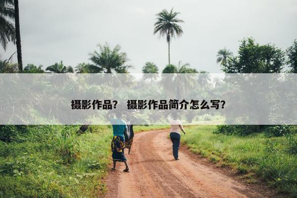 摄影作品？ 摄影作品简介怎么写？