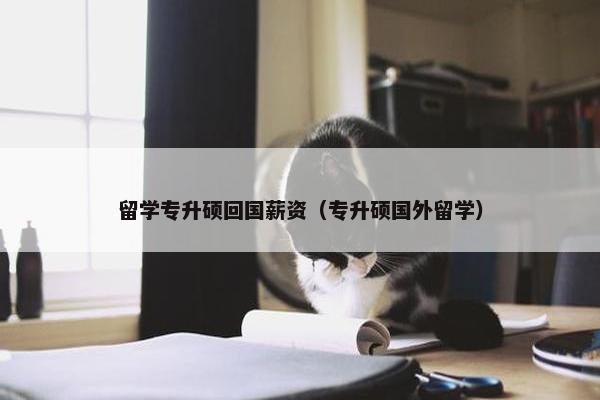 留学专升硕回国薪资（专升硕国外留学）