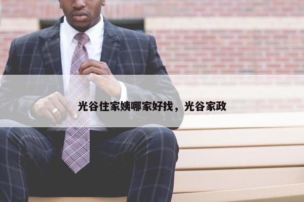 光谷住家姨哪家好找，光谷家政