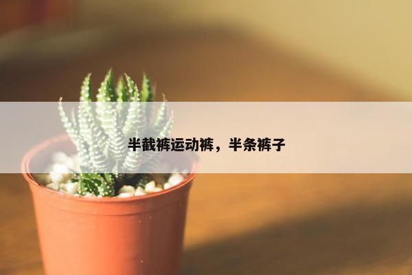 半截裤运动裤，半条裤子