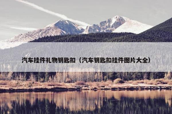 汽车挂件礼物钥匙扣（汽车钥匙扣挂件图片大全）