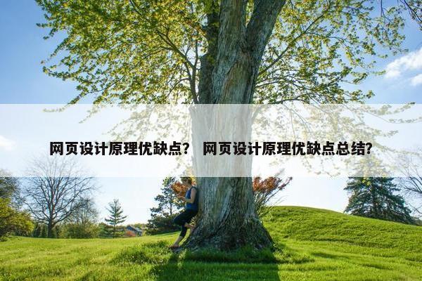 网页设计原理优缺点？ 网页设计原理优缺点总结？