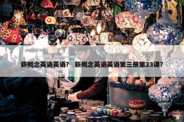 新概念英语英语？ 新概念英语英语第三册第23课？