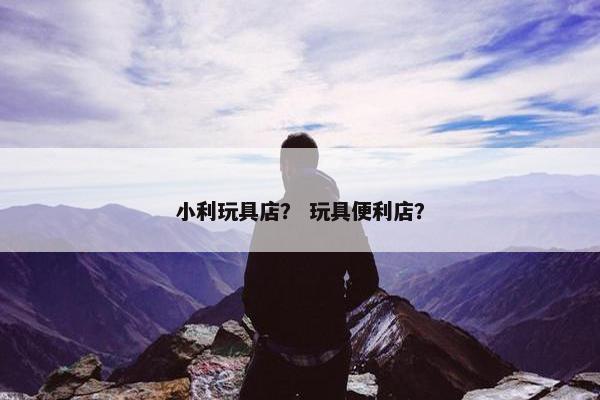 小利玩具店？ 玩具便利店？