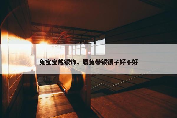 兔宝宝戴银饰，属兔带银镯子好不好