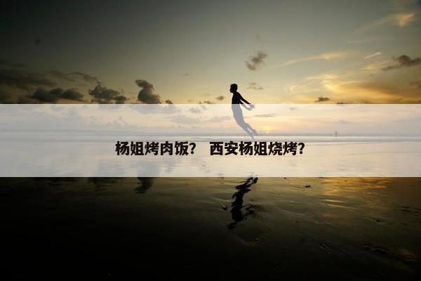 杨姐烤肉饭？ 西安杨姐烧烤？