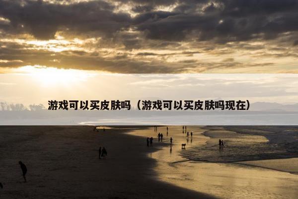 游戏可以买皮肤吗（游戏可以买皮肤吗现在）
