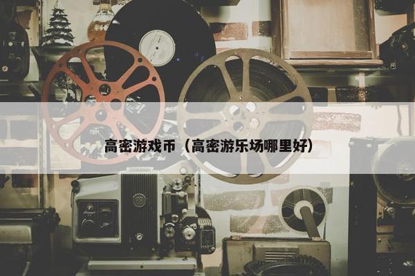 高密游戏币（高密游乐场哪里好）