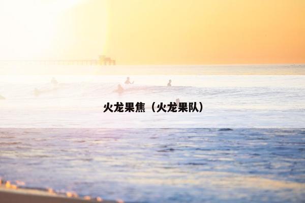 火龙果焦（火龙果队）