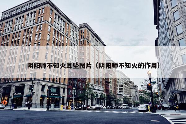 阴阳师不知火耳坠图片（阴阳师不知火的作用）