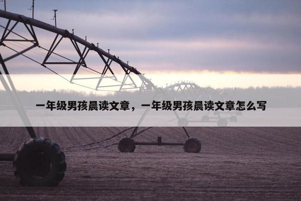 一年级男孩晨读文章，一年级男孩晨读文章怎么写