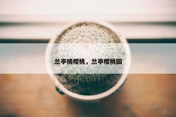 兰亭摘樱桃，兰亭樱桃园