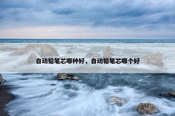 自动铅笔芯哪种好，自动铅笔芯哪个好