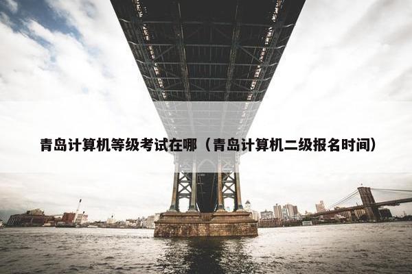 青岛计算机等级考试在哪（青岛计算机二级报名时间）