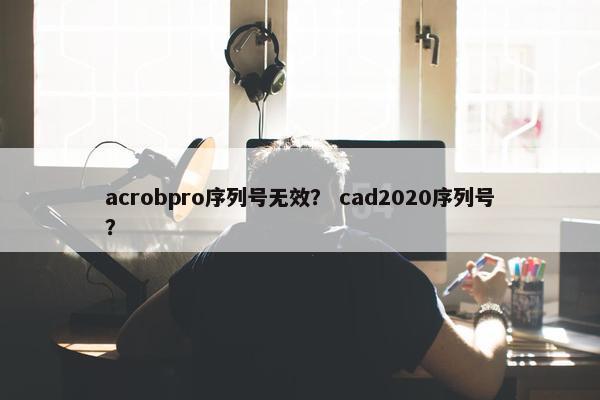 acrobpro序列号无效？ cad2020序列号？