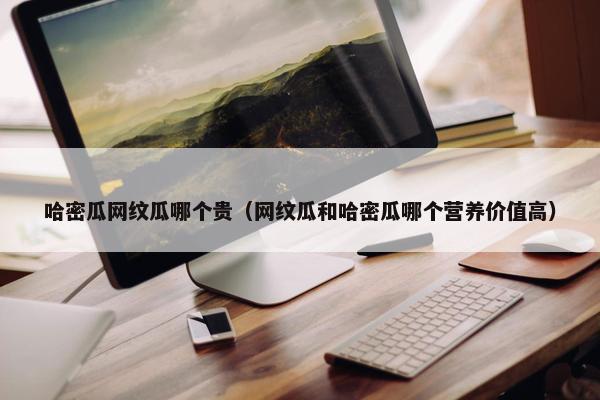 哈密瓜网纹瓜哪个贵（网纹瓜和哈密瓜哪个营养价值高）