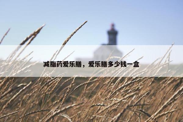 减脂药爱乐膳，爱乐膳多少钱一盒