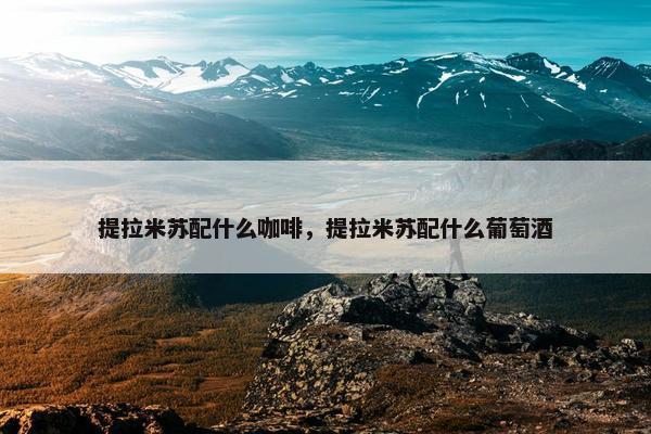 提拉米苏配什么咖啡，提拉米苏配什么葡萄酒