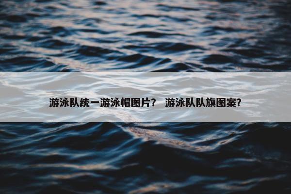 游泳队统一游泳帽图片？ 游泳队队旗图案？