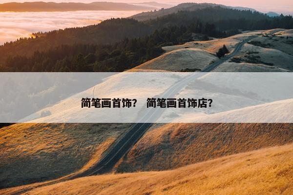 简笔画首饰？ 简笔画首饰店？