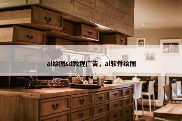ai绘图sd教程广告，ai软件绘图
