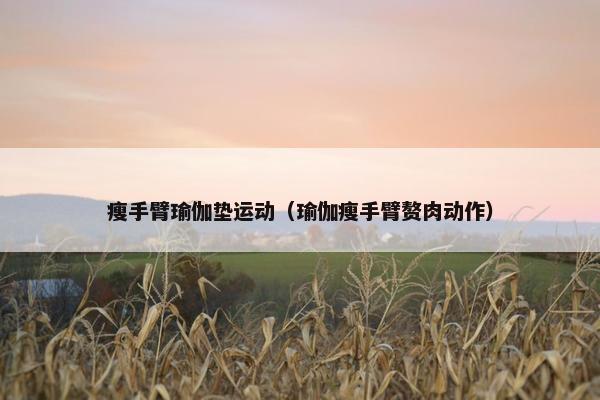 瘦手臂瑜伽垫运动（瑜伽瘦手臂赘肉动作）