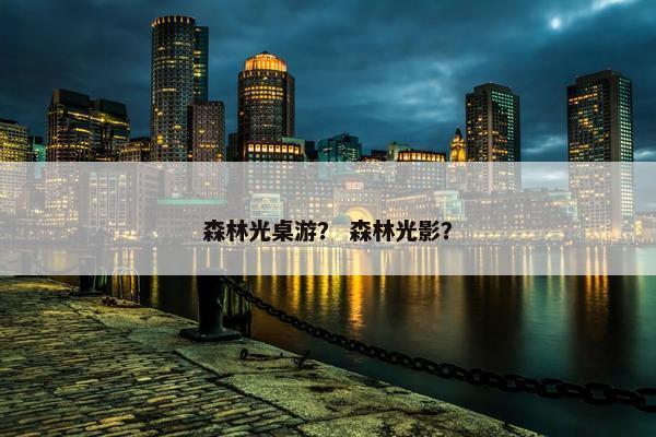 森林光桌游？ 森林光影？