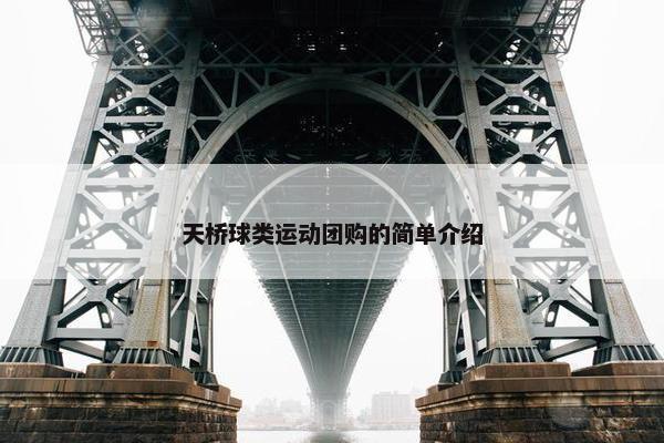 天桥球类运动团购的简单介绍