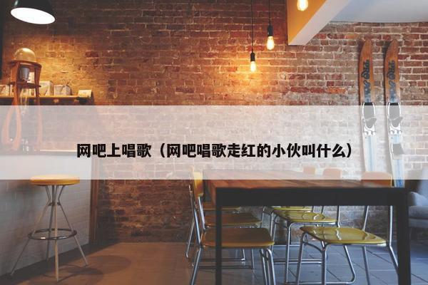 网吧上唱歌（网吧唱歌走红的小伙叫什么）