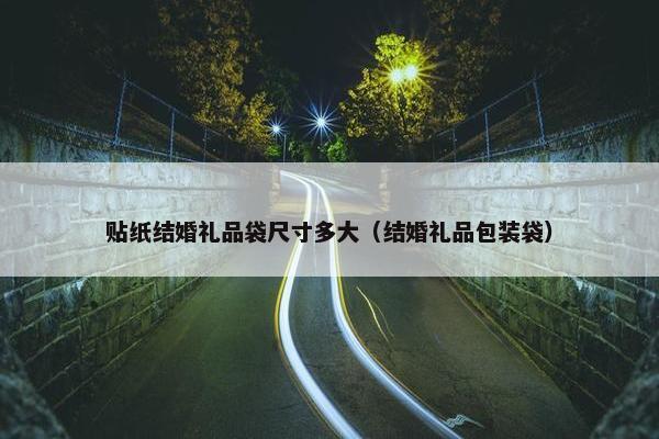 贴纸结婚礼品袋尺寸多大（结婚礼品包装袋）