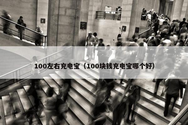 100左右充电宝（100块钱充电宝哪个好）