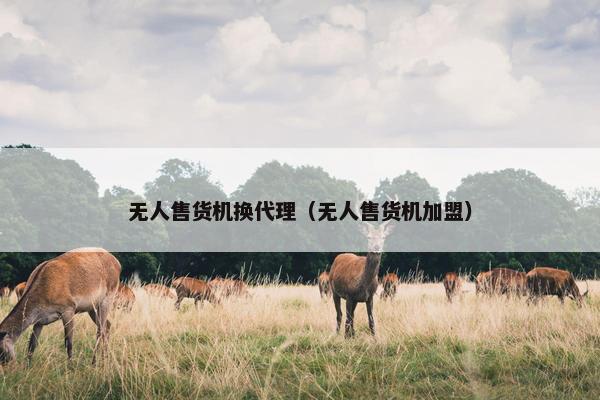 无人售货机换代理（无人售货机加盟）