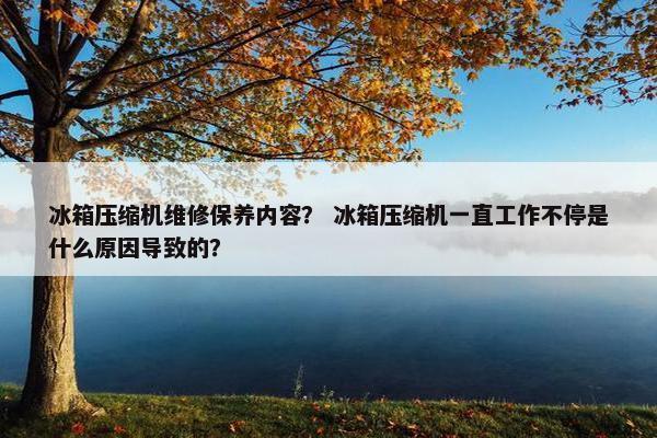 冰箱压缩机维修保养内容？ 冰箱压缩机一直工作不停是什么原因导致的？