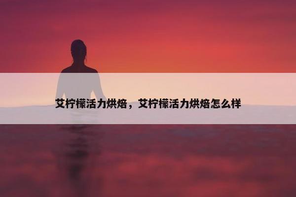 艾柠檬活力烘焙，艾柠檬活力烘焙怎么样
