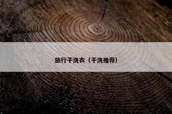 旅行干洗衣（干洗推荐）
