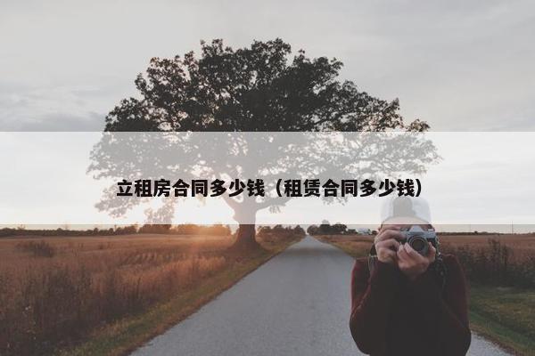 立租房合同多少钱（租赁合同多少钱）