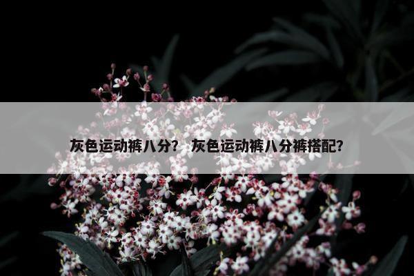 灰色运动裤八分？ 灰色运动裤八分裤搭配？