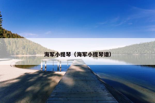 海军小提琴（海军小提琴谱）