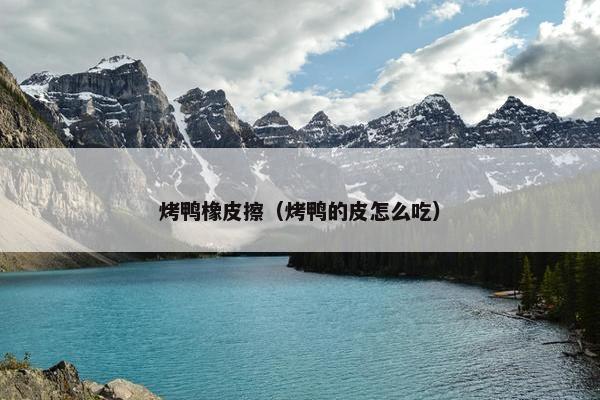 烤鸭橡皮擦（烤鸭的皮怎么吃）