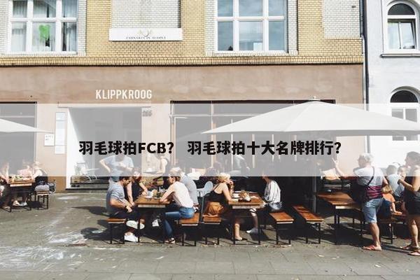 羽毛球拍FCB？ 羽毛球拍十大名牌排行？