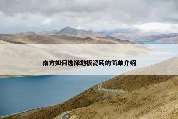 南方如何选择地板瓷砖的简单介绍