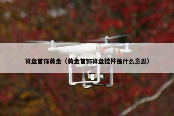 算盘首饰黄金（黄金首饰算盘挂件是什么意思）