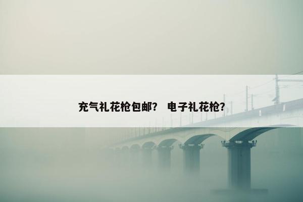 充气礼花枪包邮？ 电子礼花枪？