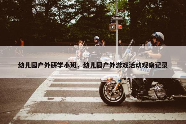 幼儿园户外研学小班，幼儿园户外游戏活动观察记录