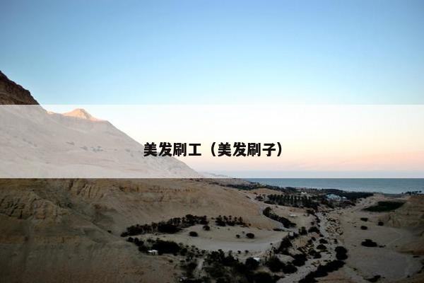 美发刷工（美发刷子）