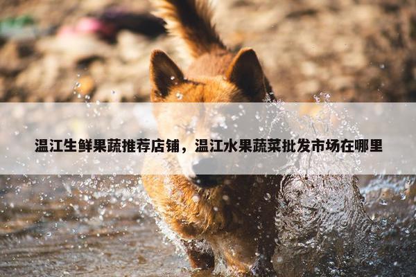 温江生鲜果蔬推荐店铺，温江水果蔬菜批发市场在哪里